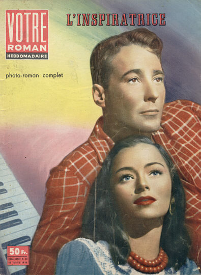 VOTRE ROMAN magazine cover Issue 33 22 August 1958