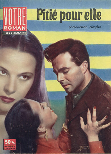 VOTRE ROMAN magazine cover Issue 44 7 November 1958