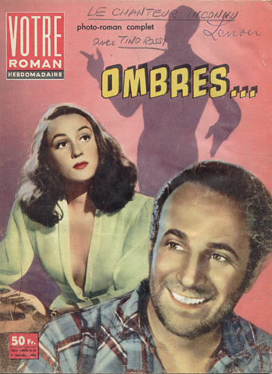 VOTRE ROMAN magazine cover Issue 48 5 December 1958