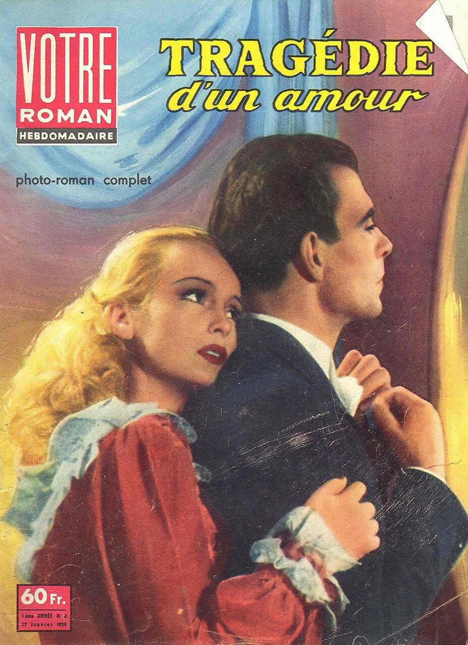 VOTRE ROMAN magazine cover Issue 3 22 January 1959