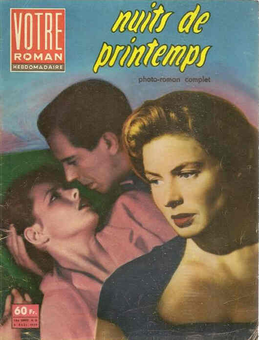 VOTRE ROMAN magazine cover Issue 31 6 August 1959