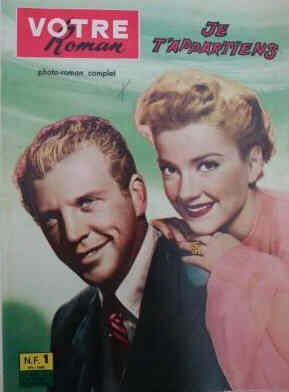VOTRE ROMAN magazine cover 23 June 1961