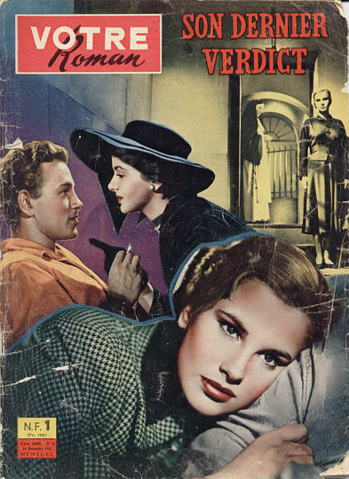 VOTRE ROMAN magazine cover 20 November 1962
