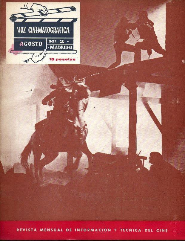VOZ CINEMATOGRAFICA magazine side cover Issue 2  August 1969