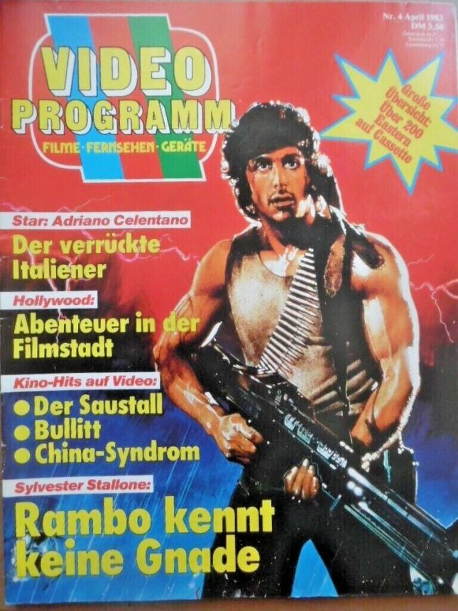 VIDEO PROGRAMM magazine cover  April 1983