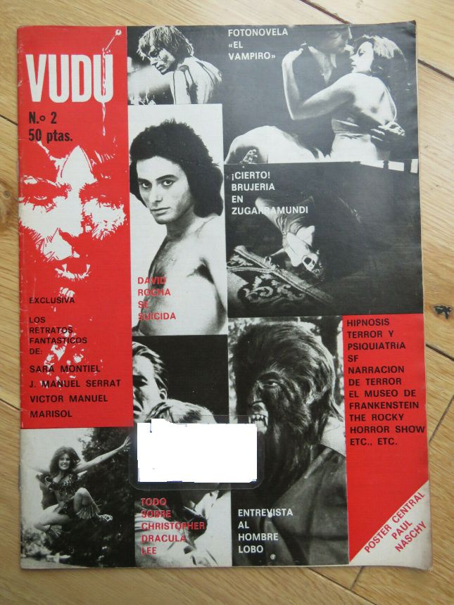 VUDU magazine cover Issue 2 February 1975