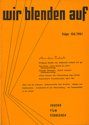 WIR BLENDEN AUF (At) magazine cover Issue 106  1961