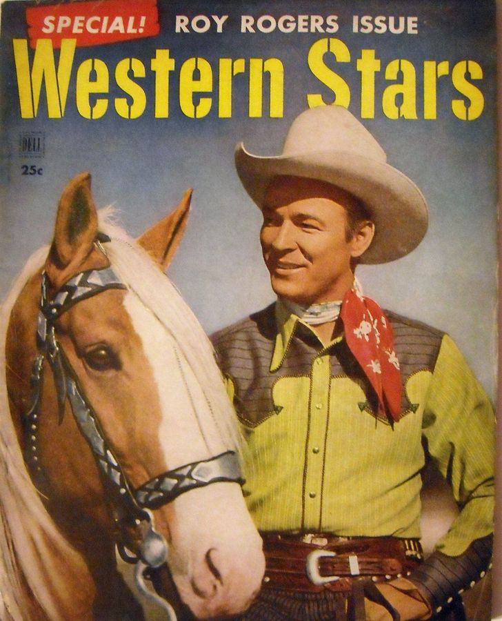 WESTERN STARS magazine side cover Issue 3 October/November/December 1949