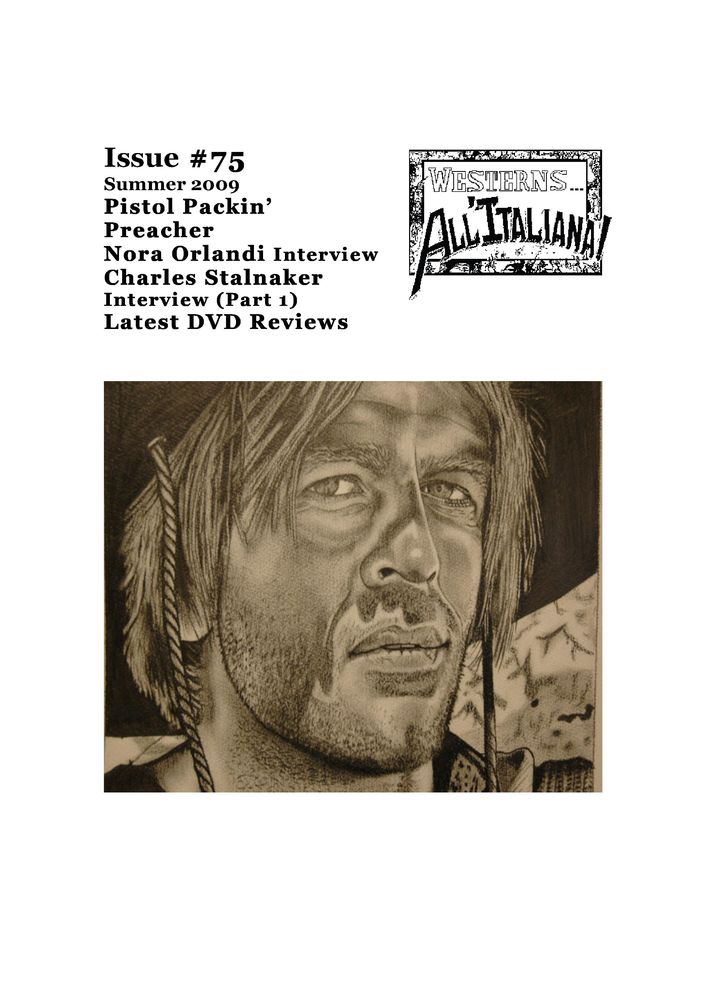 WESTERNS... ALL ITALIANA magazine side cover Issue 75 Summer 2009