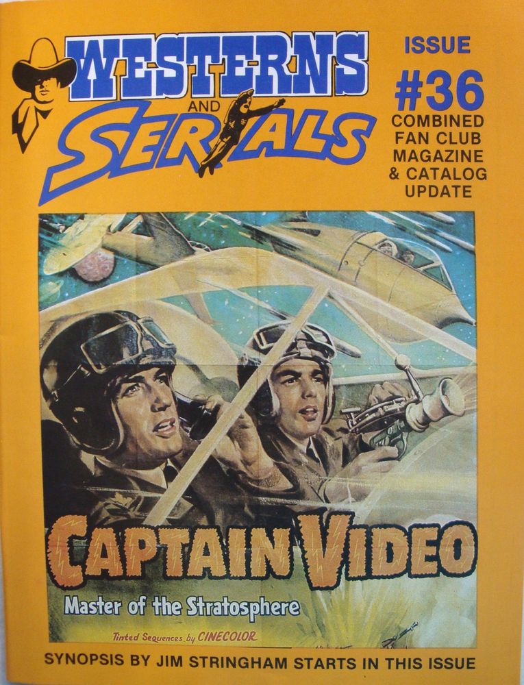 WESTERNS AND SERIALS magazine side cover Issue 36/56  1991