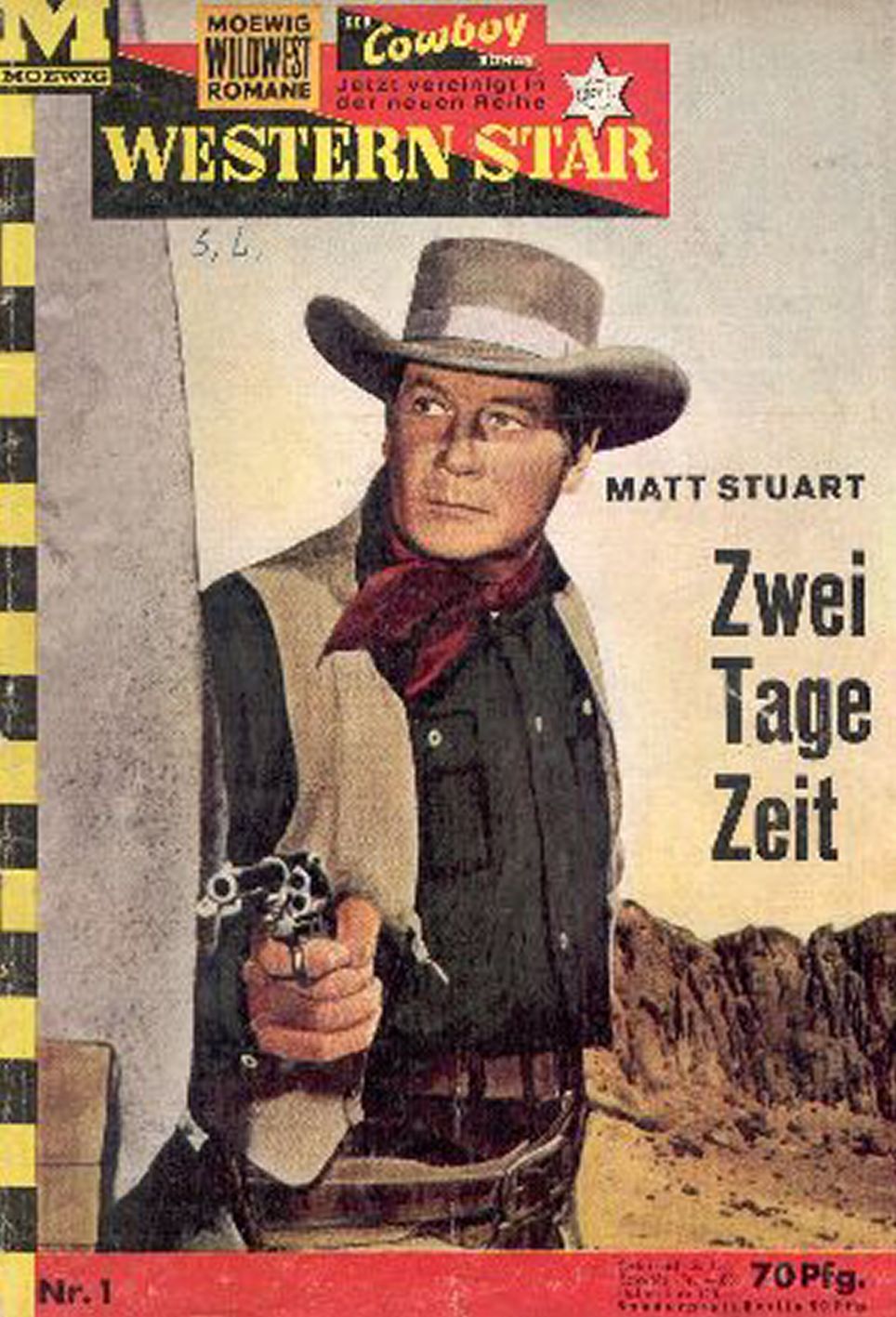 WESTERN STAR magazine cover Issue 1   1962