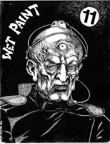 CYGNUS/WET PAINT magazine side cover Issue 11 April/May 1986