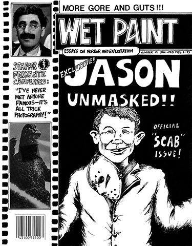 CYGNUS/WET PAINT magazine side cover Issue 19  