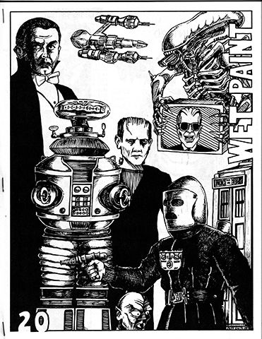 CYGNUS/WET PAINT magazine side cover Issue 20  