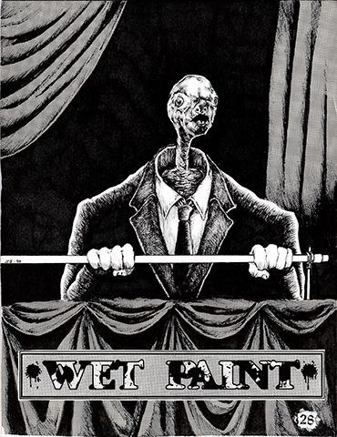 CYGNUS/WET PAINT magazine side cover Issue 28  
