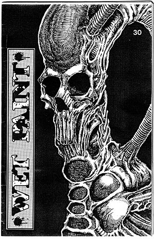 CYGNUS/WET PAINT magazine side cover Issue 30  