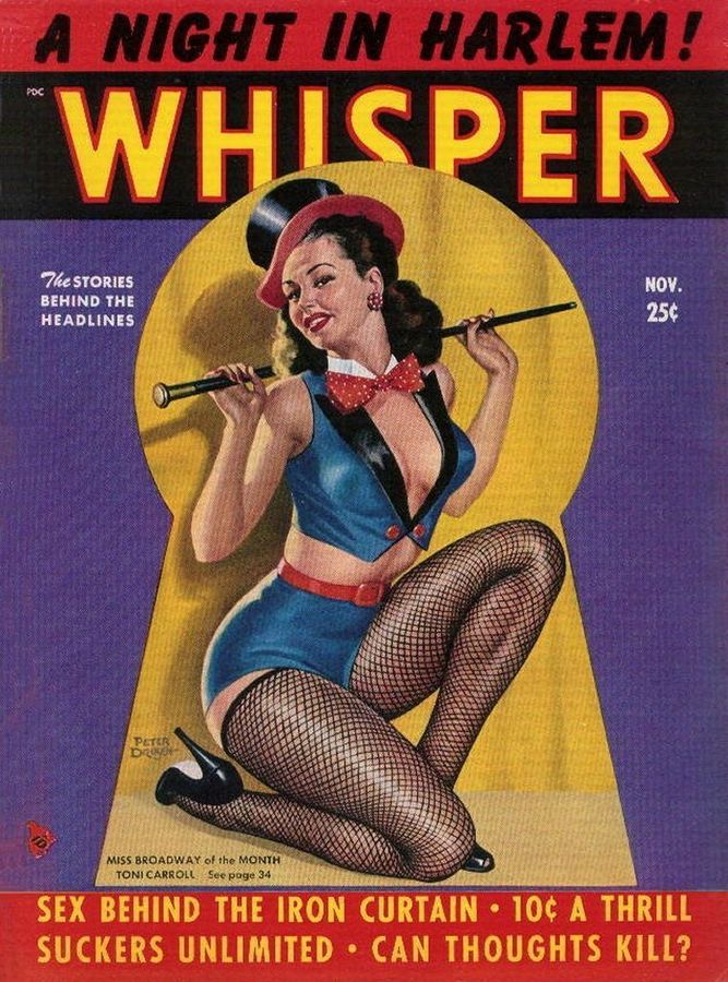WHISPER magazine cover  Vol 4 # 3 November 1950