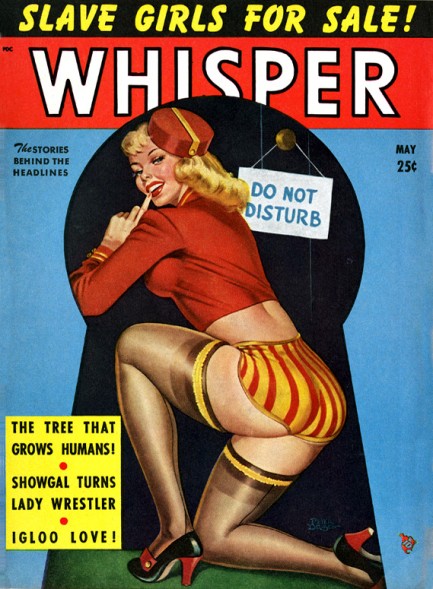 WHISPER magazine cover  Vol 4 # 6 May 1951