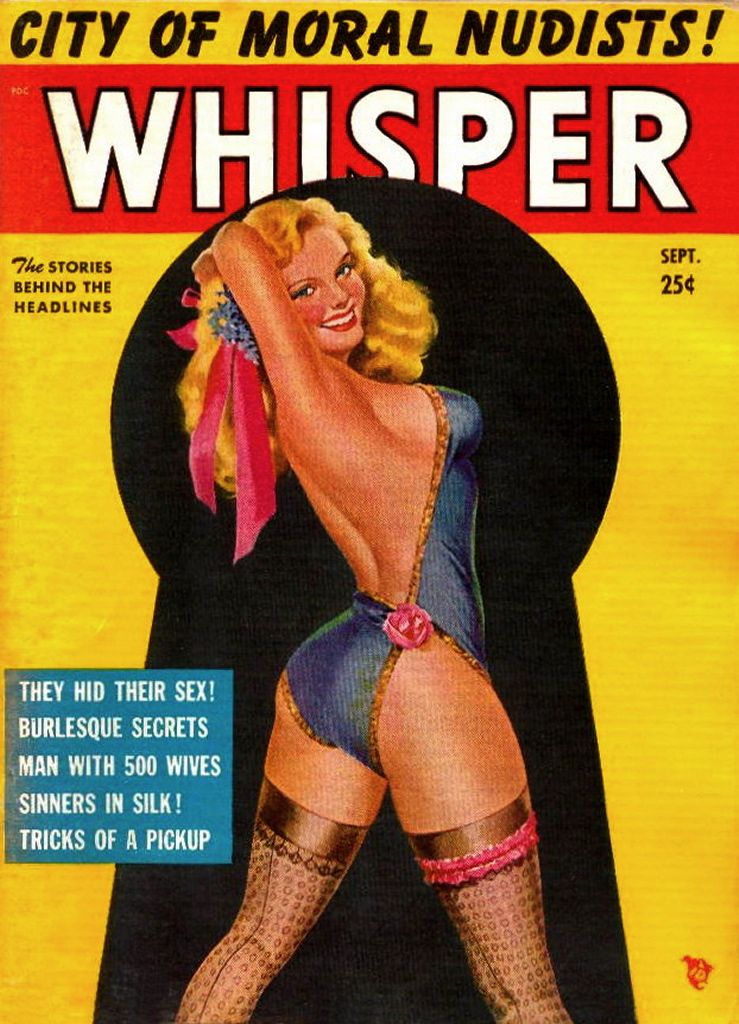 WHISPER magazine cover  Vol 5 No 2 September 1951