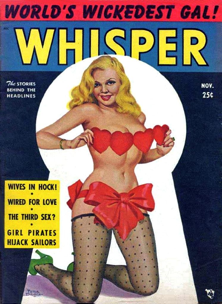 WHISPER magazine cover  Vol 5 No 3 November 1951
