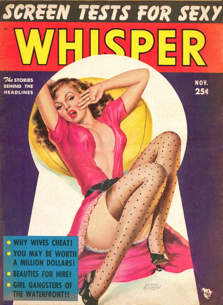 WHISPER magazine cover  Vol 6 No 3 November 1952