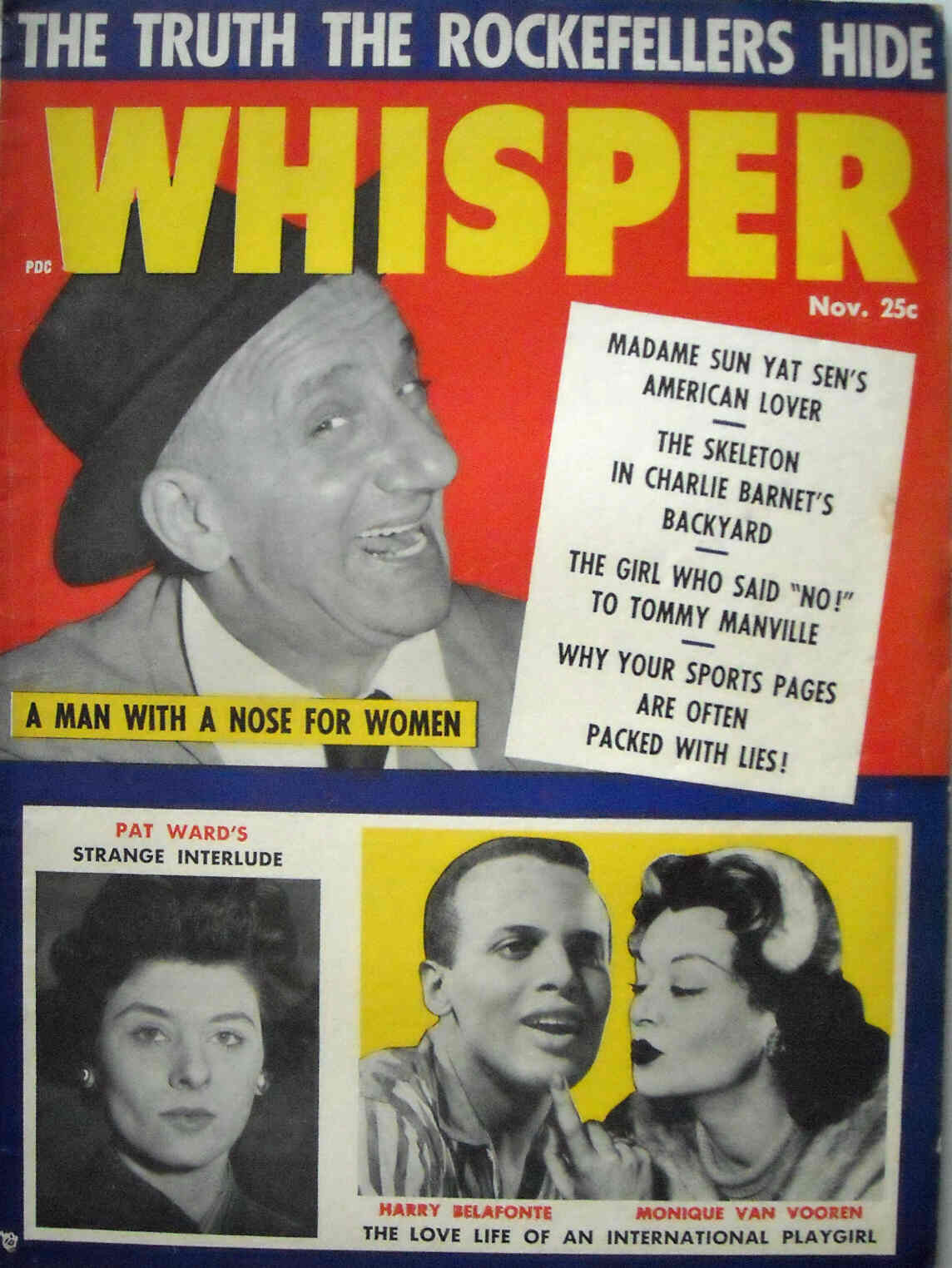 WHISPER magazine cover November 1955