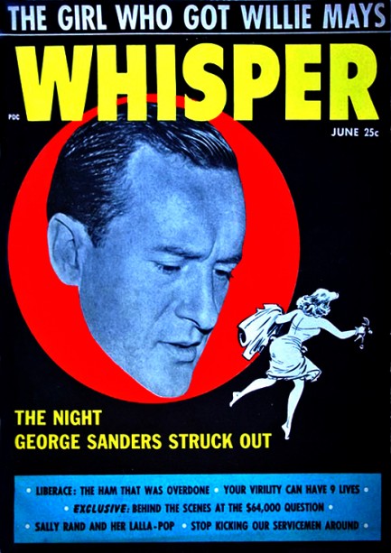 WHISPER magazine side cover June 1956
