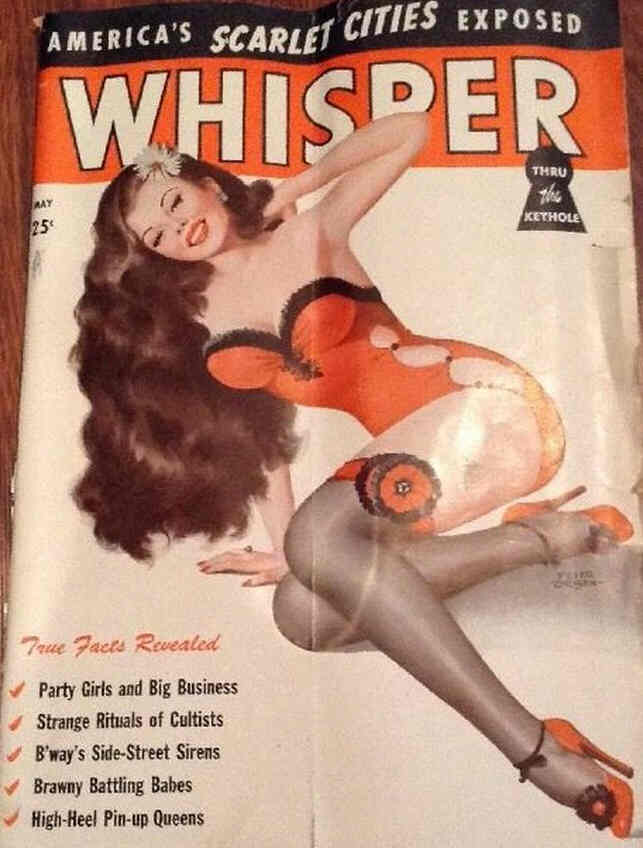 WHISPER magazine side cover  Vol 2 No 1 May 1948
