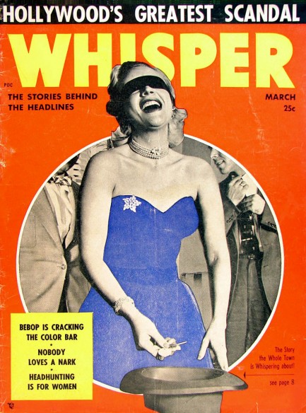 WHISPER magazine cover  March 1955