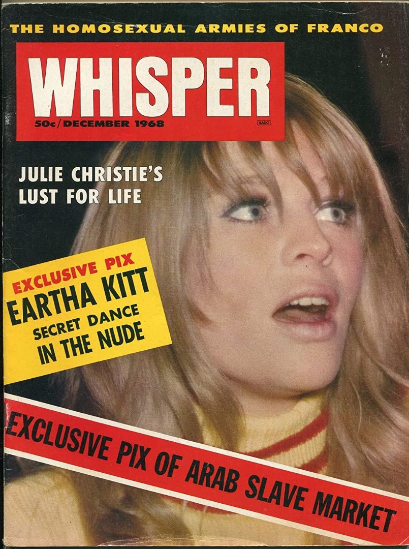 WHISPER magazine side cover  December 1968