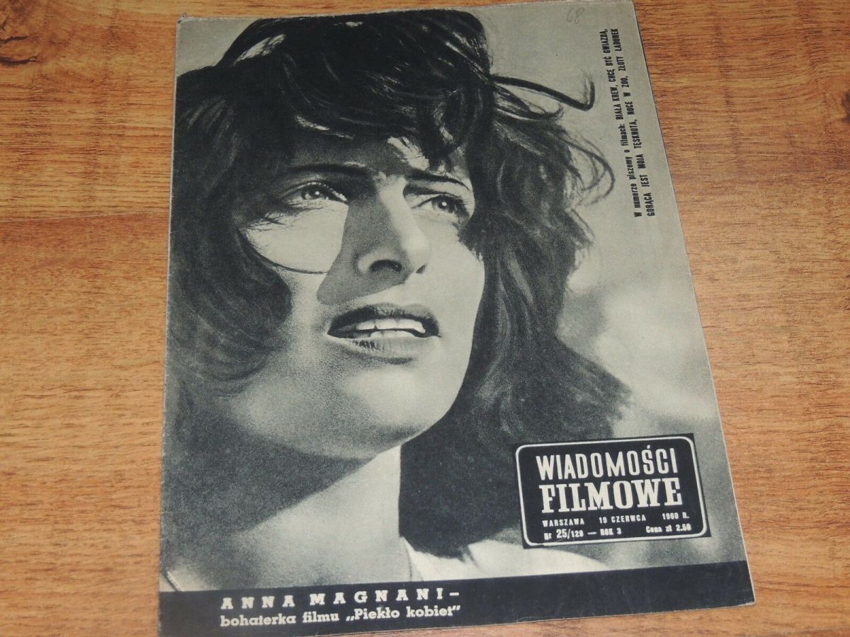 WIADOMOSCI FILMOWE magazine side cover Issue 25 19 June 1960