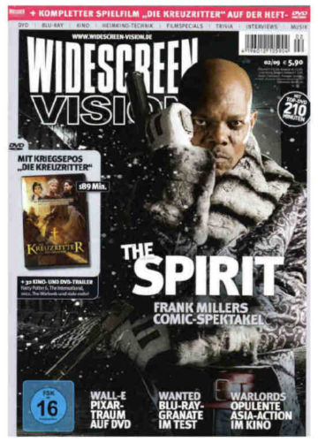 WIDESCREEN VISION magazine side cover February 2009