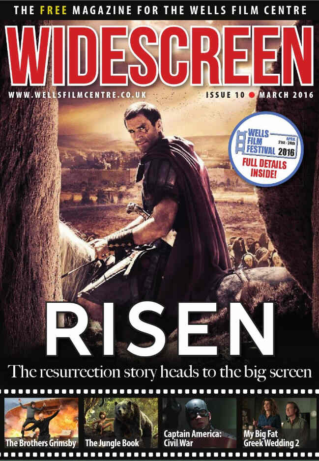 WIDESCREEN (WELLS) magazine side cover Issue 10 March 2016