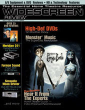 WIDESCREEN REVIEW magazine side cover Issue 105 February 2006
