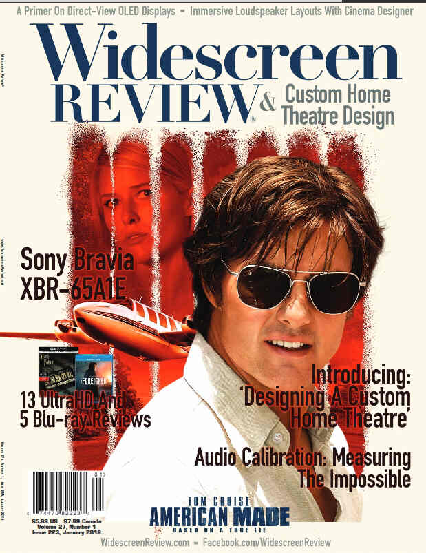 WIDESCREEN REVIEW magazine cover Issue 223  January 2018