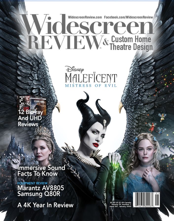 WIDESCREEN REVIEW magazine side cover Issue 247  January 2020