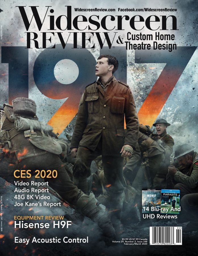 WIDESCREEN REVIEW magazine side cover Issue 248  February/March 2020