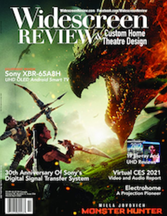 WIDESCREEN REVIEW magazine side cover Issue 254  March/April 2021
