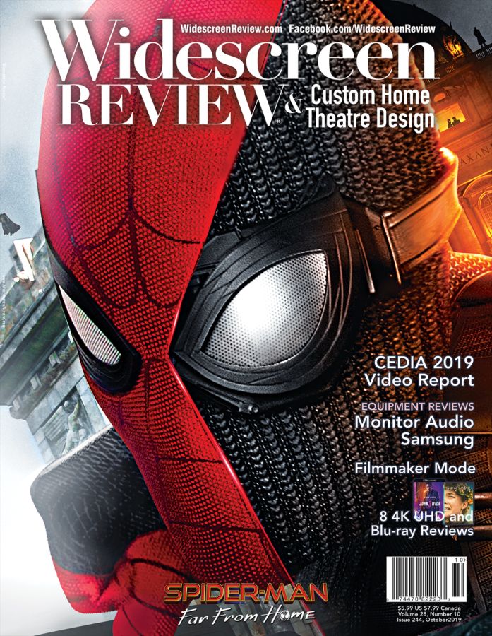 WIDESCREEN REVIEW magazine cover Issue 244  October 2019