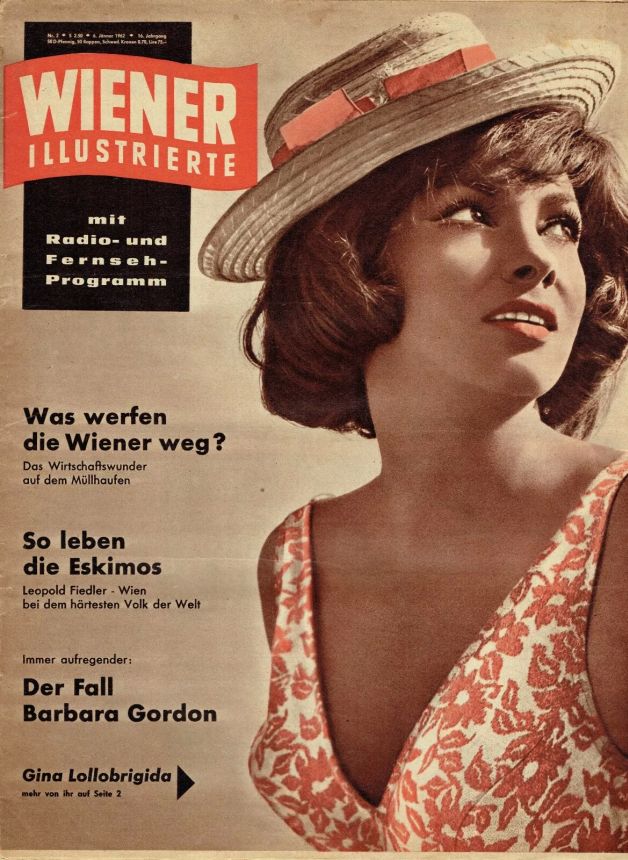 WIENER ILLUSTRIERTE magazine cover 8 January 1962