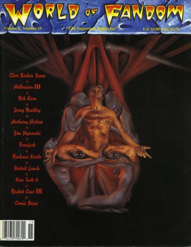 WORLD OF FANDOM magazine side cover  Vol 2 # 15 Spring 1992