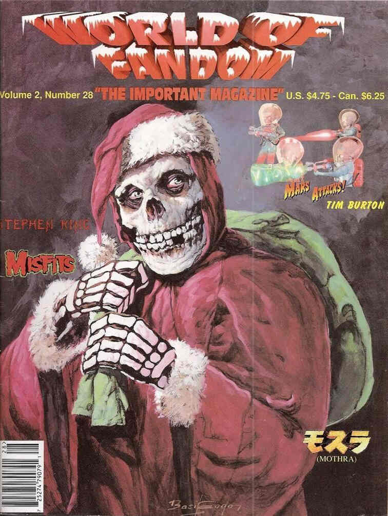 WORLD OF FANDOM magazine side cover  Vol 2 # 28 Winter 1996
