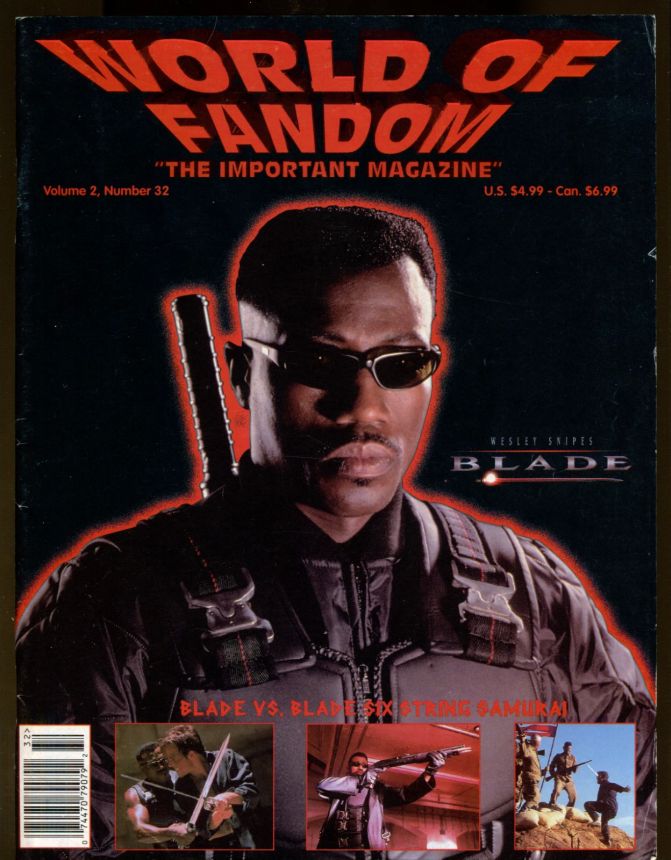 WORLD OF FANDOM magazine side cover  Vol 2 # 32  