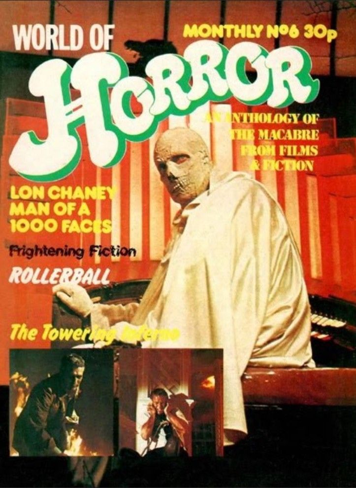 WORLD OF HORROR magazine cover Issue 6  1974