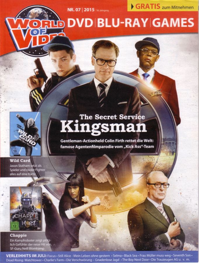 WORLD OF VIDEO magazine cover Issue 7  2015