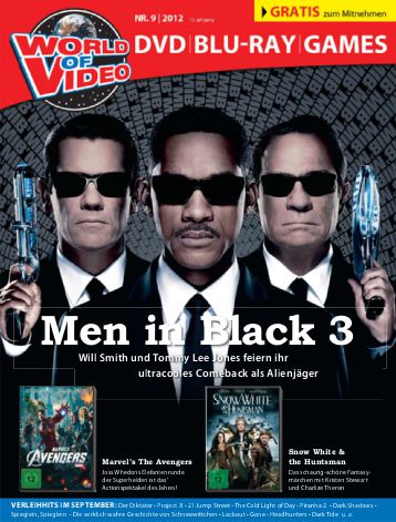 WORLD OF VIDEO magazine cover September 2012