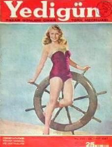 YEDIGUN magazine cover March 1947