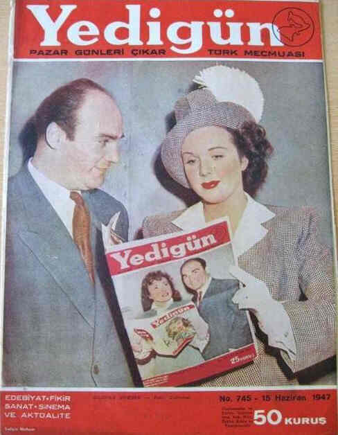 YEDIGUN magazine cover 15 June 1947