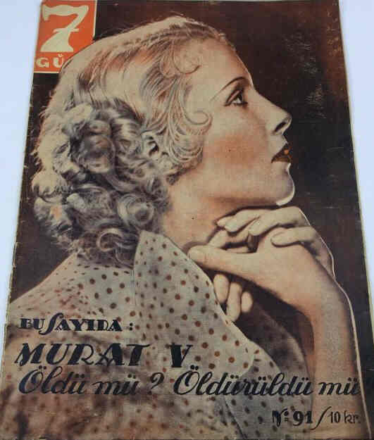 YEDIGUN magazine cover Issue 91   1934