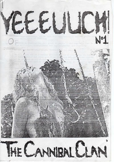 YEEEUUCH! magazine side cover Issue 1 January 1987